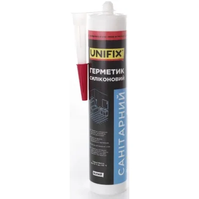 Герметик автомобільний Unifix санітарний (білий) 280 мл