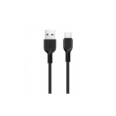 Дата кабель USB 2.0 AM to USB-C 1.0m 3A X13 black HOCO (6957531061182)