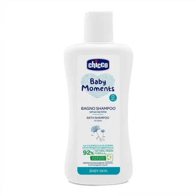 Дитячий шампунь Chicco Без Сліз Baby Moments, 200 мл (10590.00)