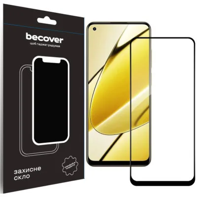 Скло захисне BeCover Realme 11 4G Black (710510)