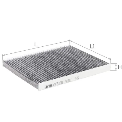 Фільтр салону ALPHA FILTER AF5181a