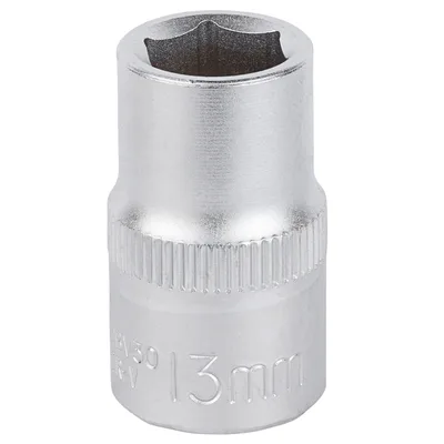 Торцева головка Sigma шестигранна коротка 1/2" 13мм CrV mid (6071131)