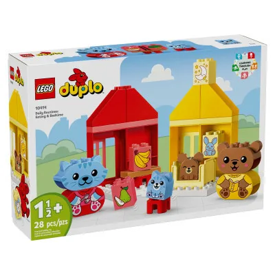 Конструктор LEGO DUPLO My First Повсякденні процедури: Час вечері й сну 28 деталей (10414)