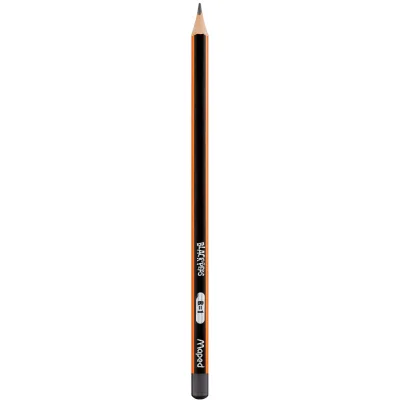 Олівець графітний Maped BLACK PEPS, B, без ластика (MP.850024)