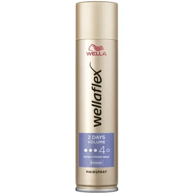 Лак для волосся WellaFlex 2 Days Volume 4 Extra Strong Hold 250 мл (4056800674336/4056800649884)
