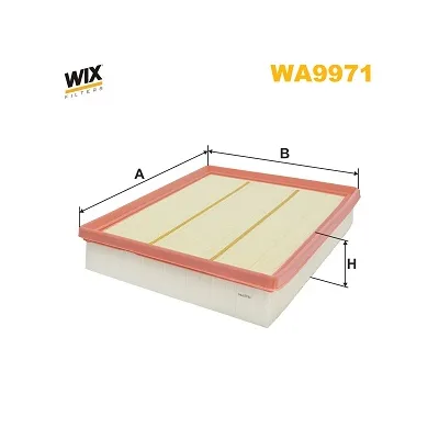 Повітряний фільтр для автомобіля Wixfiltron WA9971