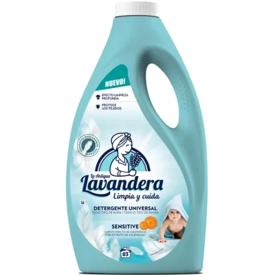 Гель для прання La Antigua Lavandera Sensitive для дитячої білизни 2.49 л (8435495829485)