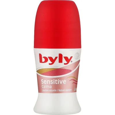 Антиперспірант Byly Sensitive Calma Кульковий з каламіном Захист 48 годин для чутливої шкіри 50 мл (8411104047570)