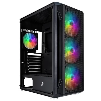 Корпус для ПК 1stPlayer X5-BK-4F1-PS-600FK-EU