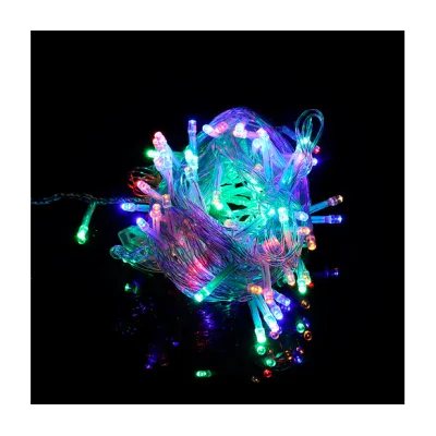 Гірлянда Voltronic 100 LED Діод Mix Color, 10 м., 8 режимів, прозора (Garl-100LED-10mMix)