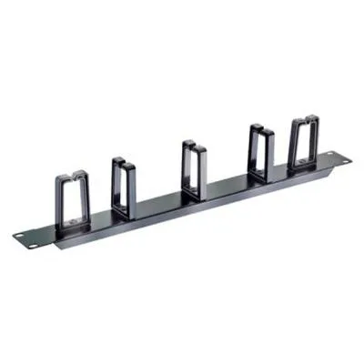 Кабельний організатор 19" 1U 5 пластикових кілець Hypernet (CM-5P)