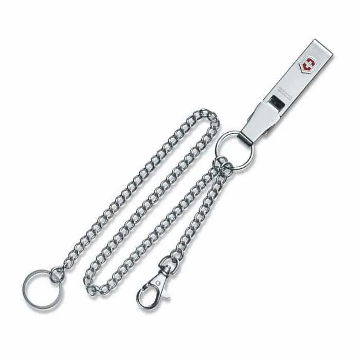 Підвіска Victorinox на ремінь Multiclip корот.ланцюжок з карабіном+длин.ла