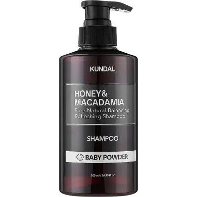 Шампунь Kundal Honey & Macadamia Shampoo Baby Powder 500 мл (8809568740425)