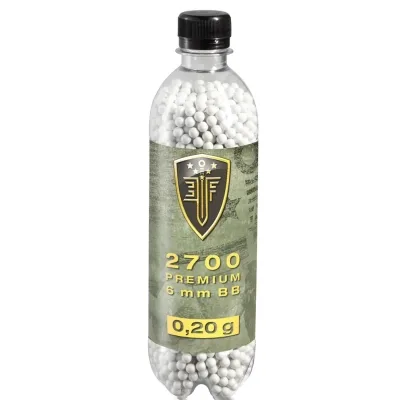 Страйкбольні кульки BLS Elite Force Premium BB 6 мм 0,20 г 2700 шт White (2.5666)
