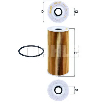 Фільтр масляний KOLBENSCHMIDT OX366DECO