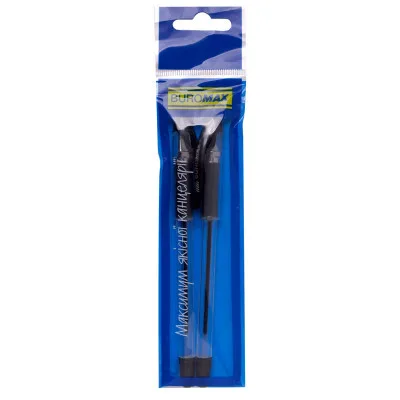 Ручка масляна Buromax MaxOFFICE 2 шт., в блістері, чорна (BM.8352-02-2)