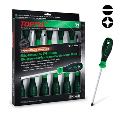 Набір викруток Toptul 11 шт. PRO-PLUS SERIES (GFE-1101)