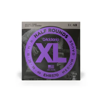 Струни для гітари D'Addario XL Half Rounds Medium (11-49) (EHR370)