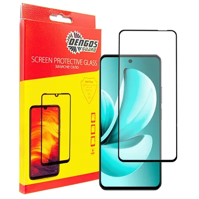 Скло захисне Dengos Full Glue Realme C71 Black (TGFG-412)