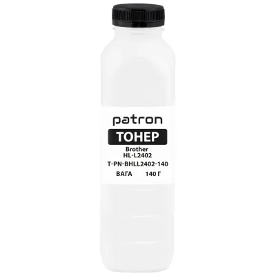 Тонер Brother HL-L2402 флакон, 140 г Patron (PN-BHLL2402-140)