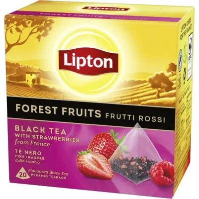 Чай Lipton чорний "Forest fruit" 20 пакетиків (5063270110881)