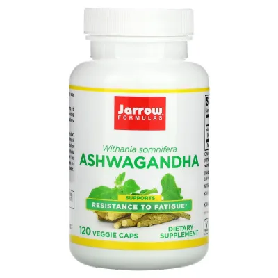 Вітамінно-мінеральний комплекс Jarrow Formulas Ашваганда, Ashwagandha, 120 вегетаріанських капсул (JRW-22014)