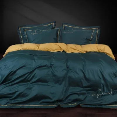 Постільна білизна MirSon Сатин Imperial Satin Messina 2 x 160 x 220 сімейний Євро (2200007179121)