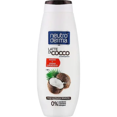 Гель для душу Neutro Derma Кокосове молоко 750 мл (8033993194410)