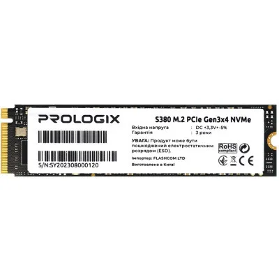 Накопичувач SSD M.2 2280 512GB Prologix (PRO512GS380)