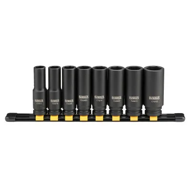 Набір торцевих головок DeWALT ударних, 1/2", 8 шт. (DWMT86090-0)