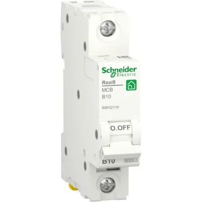 Автоматичний вимикач Schneider Electric RESI9 6kA 1P 10A B (R9F02110)
