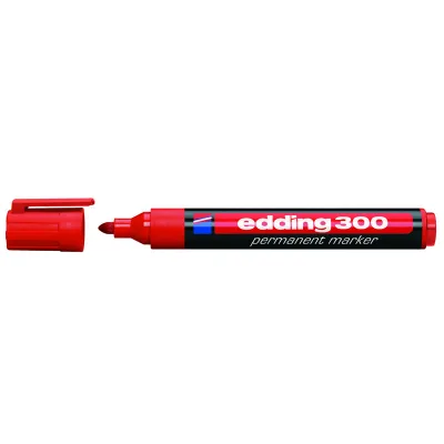 Маркер Edding перманентний Permanent 1.5-3 мм Червоний (e-300/02)