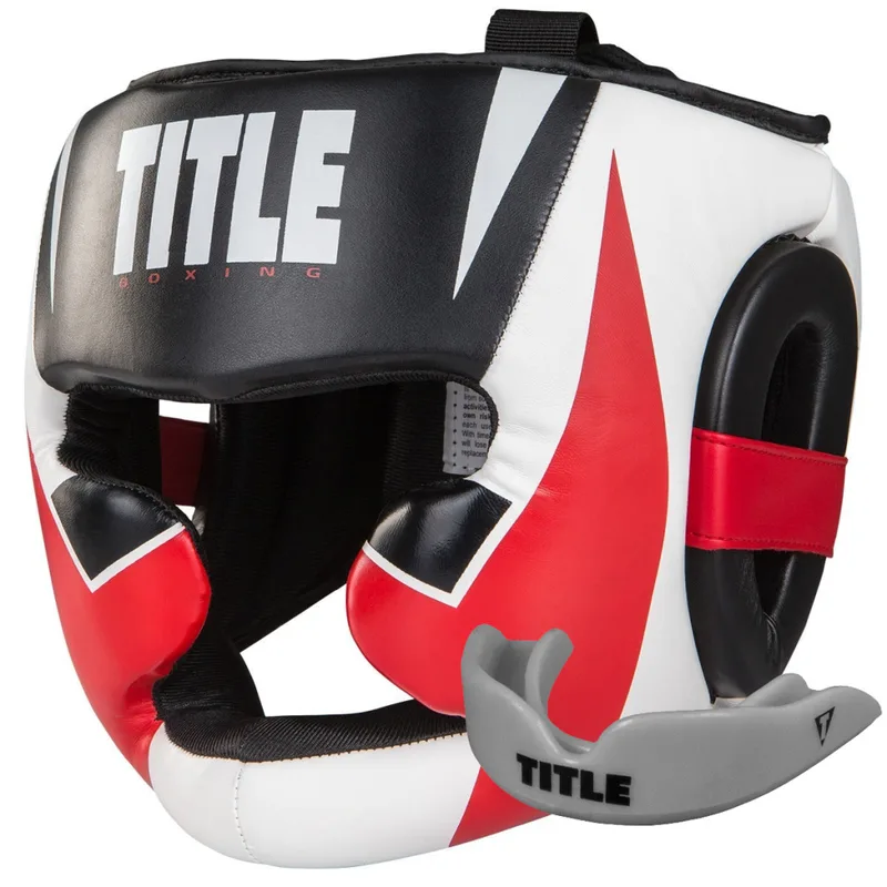 Боксерський шолом Title MMA Command Full Black/Red/White M (XCHGF M BK/WH/RD)