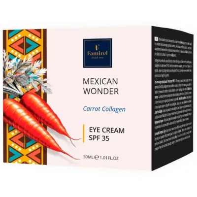 Крем для шкіри навколо очей Famirel Mexican Wonder З морквою та колагеном SPF35 30 мл (7290114086981)