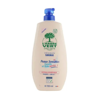 Гель для душу L'Arbre Vert Family & Baby Sensitive Shower Gel 720 мл (3450601100543)