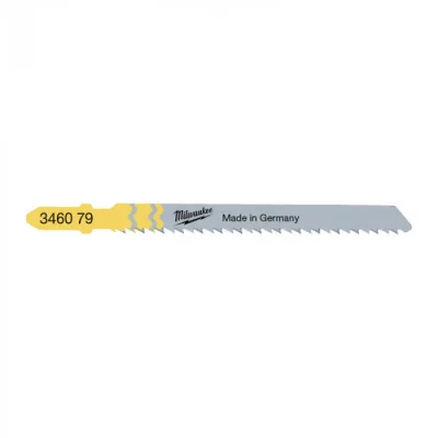 Полотно Milwaukee для лобзика T101BR, 75 мм/ крок зуба 2,5 мм, 5шт, зворотній різ (4932346079)