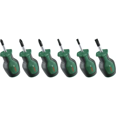 Набір викруток Bosch 6шт, PH, PZ, TX, SL, сталь CrV (1.600.A03.2UK)
