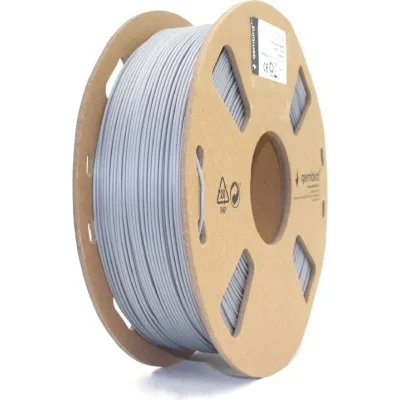 Пластик для 3D-принтера Gembird PLA+, 1.75 мм, 1 kg, gray (3DP-PLA+1.75-02-GR)