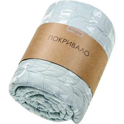 Покривало Home Line стьобане (ментол) 160х210 (183985)