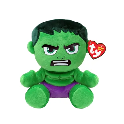М'яка іграшка Ty Marvel Халк 15 см (44004)