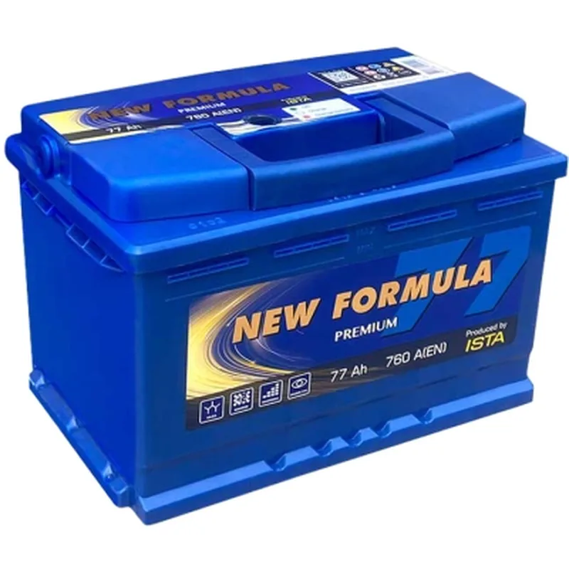 Акумулятор автомобільний NEW FORMULA PREMIUM 77Ah Ев (-/+) (760EN) (5772304209)