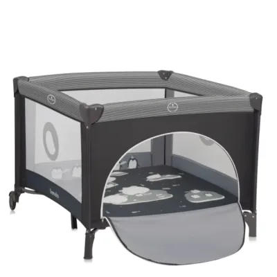 Дитячий манеж Lionelo Bonnie Grey Scandi (LO-BONNIE GREY SCANDI)