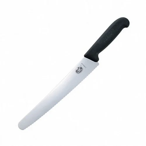 Кухонний ніж Victorinox Fibrox Pastry 26 см Serrated Black (5.2933.26)