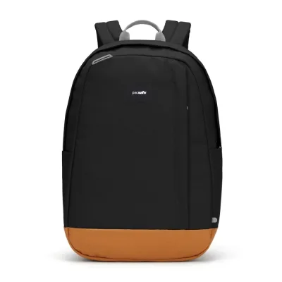 Рюкзак туристичний Pacsafe Go 25L чорний/помаранчевий (35115130)