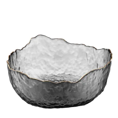Салатник Ardesto Bell, 16.5см, скло, сірий (AR5006)