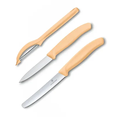 Набір ножів Victorinox SwissClassic Paring Set 3 шт Universal Orange (6.7116.31L92)