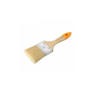 Пензель малярний Tolsen 38х44х13 мм деревяна ручка (40122)