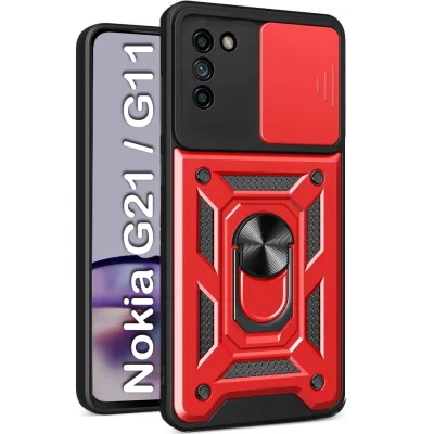 Чохол до мобільного телефона BeCover Military Nokia G21 / G11 Red (709108)