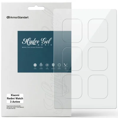 Плівка захисна Armorstandart Matte hydrogel Xiaomi Redmi Watch 3 Active 6 pcs (ARM92125)