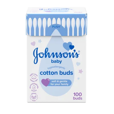 Ватні палички Johnson’s baby 100 шт (3574661440460)
